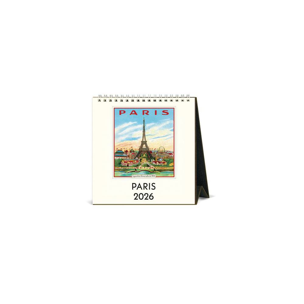 Cavallini, Calendars, Art & School, 2026, Desk style, Paris, 933087